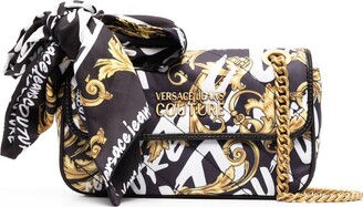 Versace Jeans Couture Baroque-Print Crossbody Bag