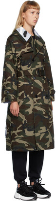 Vetements Multicolor Layered Trench Coat
