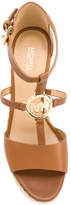 Thumbnail for your product : MICHAEL Michael Kors wedge heel logo sandals
