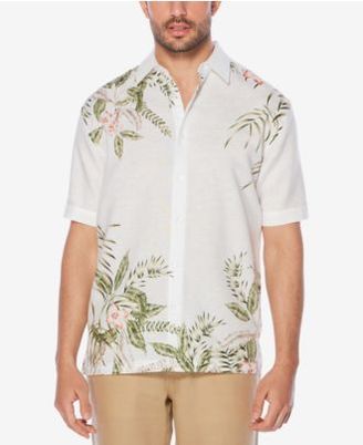 Cubavera Men's Tropical-Print Shirt