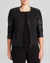 Thumbnail for your product : Eileen Fisher Plus Zip Front Jacket