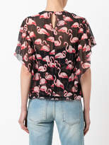 Thumbnail for your product : RED Valentino flamingo print blouse