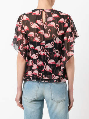 RED Valentino flamingo print blouse