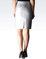 Thumbnail for your product : Armani Collezioni Skirt In Cotton And Silk With Rear Split