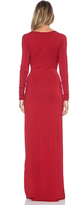 Thumbnail for your product : Bobi Rayon Rayon Jersey Long Sleeve Maxi Dress