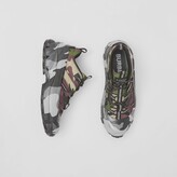 Thumbnail for your product : Burberry Camouflage Print Technical Arthur Sneakers