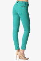 Thumbnail for your product : 7 For All Mankind The Slim Illusion Ankle Skinny In Bright Jade (28" Inseam)