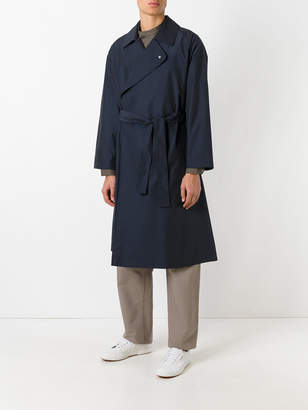 E. Tautz double breasted trench coat