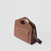 Thumbnail for your product : Burberry Small Topstitched Leather Pocket Tote