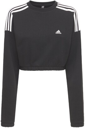 Adidas Crop Sweatshirt | Shop The Largest Collection | ShopStyle