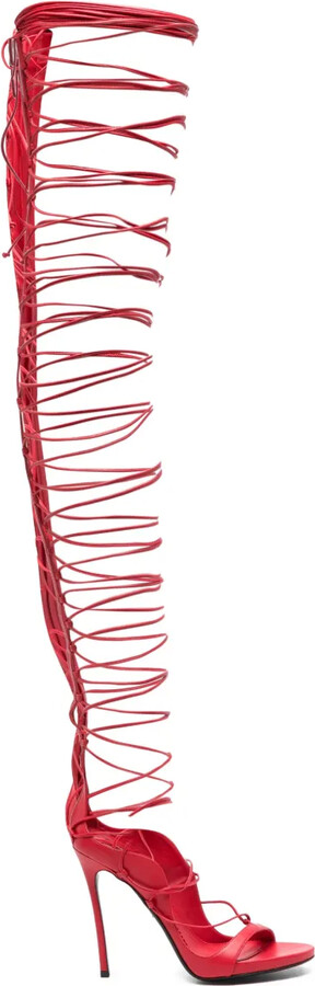 DSQUARED2 Lace-Up Stiletto Sandals