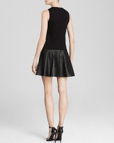 Thumbnail for your product : Rebecca Taylor Dress - Sleeveless Leather