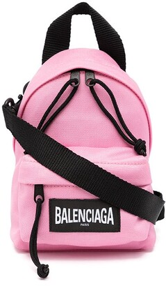 Balenciaga Oversized mini crossbody backpack - ShopStyle
