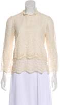 Thumbnail for your product : MiH Jeans Long Sleeve Crochet Top