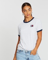 Thumbnail for your product : Tommy Jeans Badge Ringer Tee
