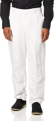 Perry Ellis Mens Standard Linen Suit Pant 