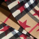 Thumbnail for your product : Burberry The Mini Classic Cashmere Scarf in Check with Star Print