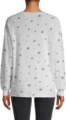 Olive + Oak Star-Print Crewneck Sweater