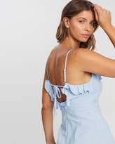 Thumbnail for your product : Atmos & Here ICONIC EXCLUSIVE - Helen Ruffle Front Slip Dress