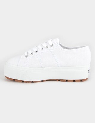 superga plateau white