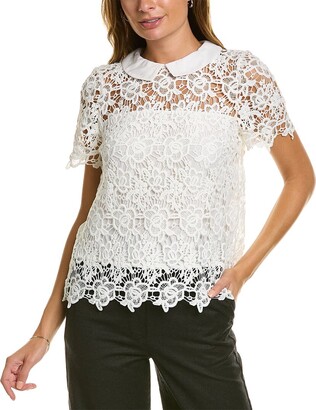 Nanette Lepore Fanciful Lace Top - ShopStyle