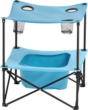Stellweilan Tessberg Folding Portable Camping Table Oxford Outdoor Picnic Square Table 4 Cup Holders