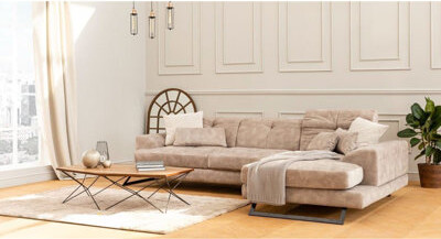 Rozalie 121.26" Wide Sofa & Chaise