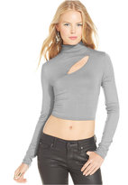 Thumbnail for your product : Tempted Juniors' Cutout Crop Top