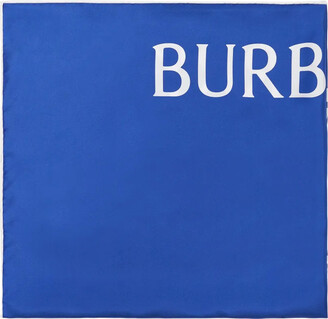 Burberry Equestrian Knight silk scarf - ShopStyle Scarves