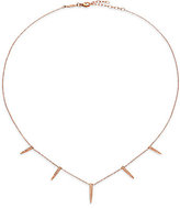 Thumbnail for your product : Jacquie Aiche Diamond & 14K Yellow Gold Graduated Ice Pick Necklace