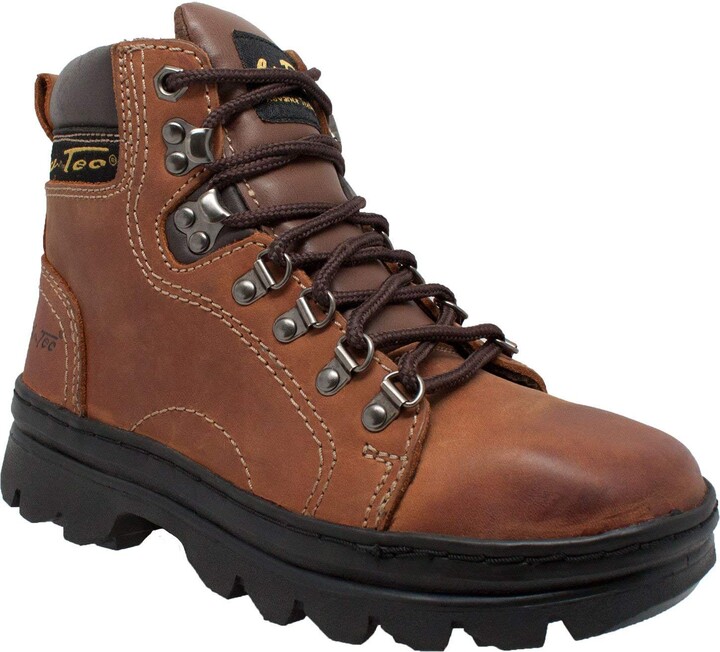AdTec Ad Tec Women's 6" Lace Up Hiker or Work Boot - Durable Horse Leather