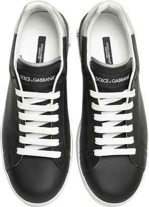 Dolce & Gabbana Portofino Leather Sneakers