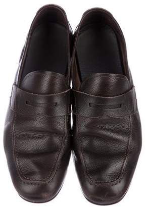 Ferragamo Leather Driving Loafers