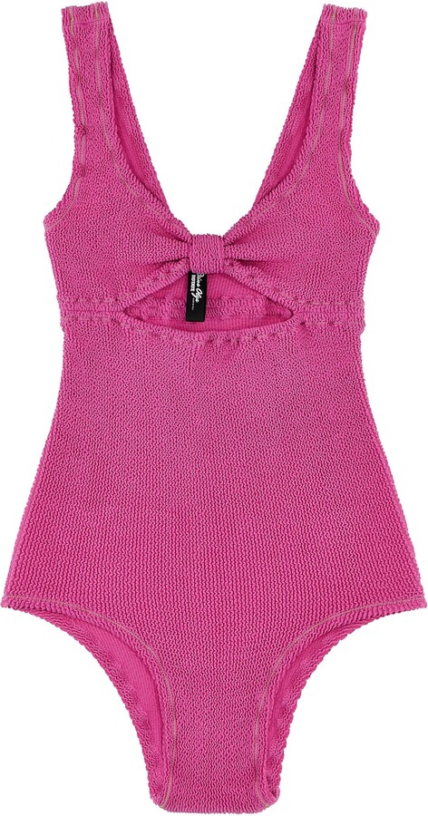 Rotate by Birger Christensen X Reina Olga One-Piece Swimsuit Beachwear Fuchsia