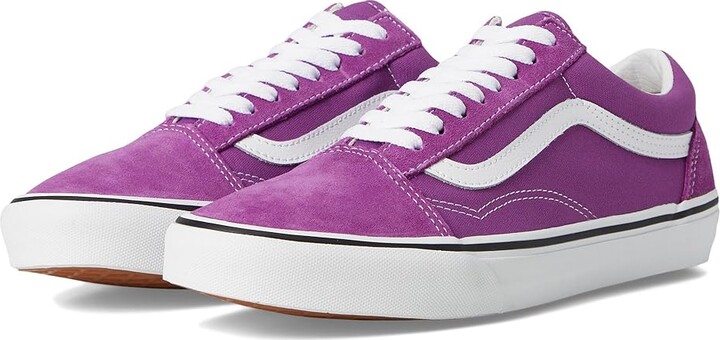 Vans Old Skool Skate Shoes Color Theory Willowherb : Men's 5.5 - Women's 7 Medium, Canvas/Rubber/Suede