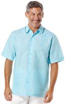 Thumbnail for your product : Cubavera Floral Embroidered Linen-Blend Shirt