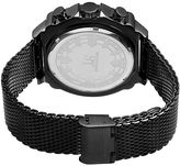 Thumbnail for your product : Joshua & Sons Watches Joshua & Sons Men's Chronograph All Black Stainless Steel Mesh Bracelet Watch