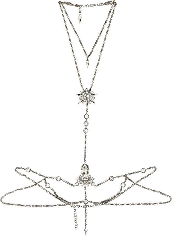 Rabanne logo-engraved Chain Necklaces - Farfetch