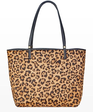 GiGi New York Tori Leopard-Print Tote Bag
