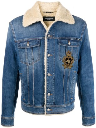 dolce and gabbana mens jean jacket