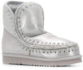 Thumbnail for your product : Mou Crochet Trim Snow Boots