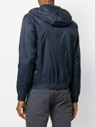 Armani Jeans zipped hooded jacket