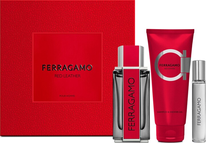 Ferragamo Red Leather Eau de Parfum Gift Set (Limited Edition) $166 Value