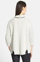 Thumbnail for your product : White + Warren Plaited Cable Crewneck Sweater