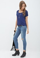 Thumbnail for your product : Forever 21 Contemporary  Solid Knit Top