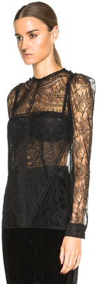 Givenchy Lace Patchwork Blouse