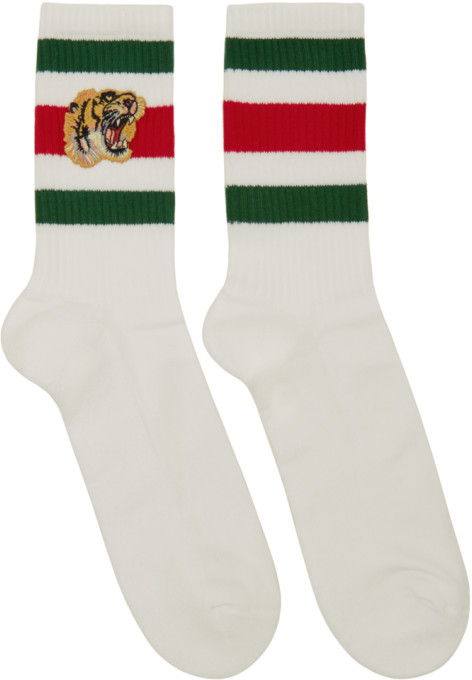 white gucci socks
