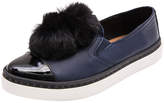 Thumbnail for your product : Andre Assous DNA Gored Slip-On Sneaker w/ Faux-Fur Pompoms