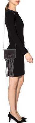 Reece Hudson Mini Fringe-Embellished Crossbody Bag