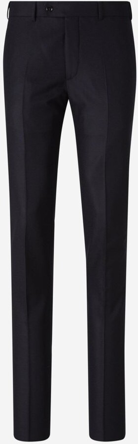 Scabal Wool Flannel Pleated Pants